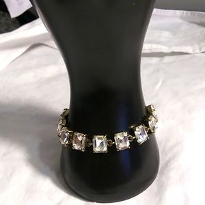 BableBar Antique Color Gold Tone nine Rhinestones Bracelet